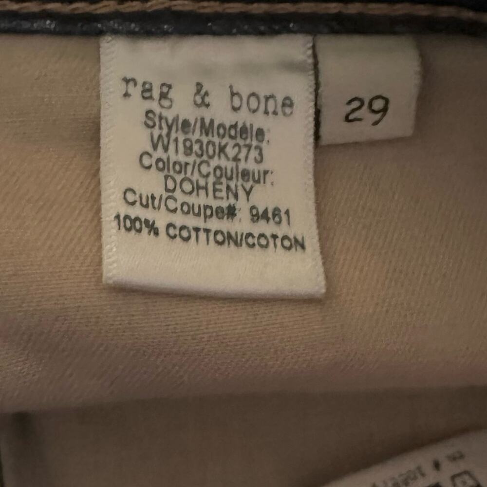 rag & bone High Rise Mila Short in Doheny Wash - Picture 8 of 10